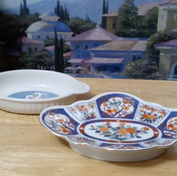 Vintage Asian Imari Oval Dish Andrea by Sadek&Oval Casserole Both Made Japan.🍜 - Picture 15 of 15